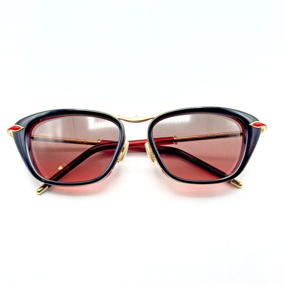 Christian Louboutin Sunglasses Dolly LB0022 05B Black Gold Frame Smoke Lens 56mm main image 13